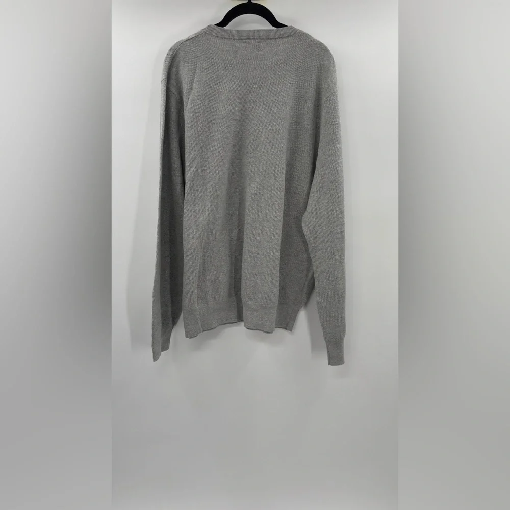 J.Crew Cotton piqué-stitch crewneck sweater